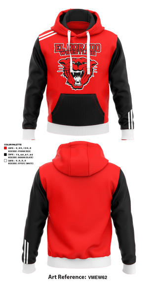 Hoodie, El Dorado High School Wrestling, Wrestling, Teamtime, Team time, sublimation, custom sports apparel, team uniforms, spirit wear, spiritwear, sports uniforms, custom shirts, team store, custom team store, fundraiser sports, apparel fundraiser