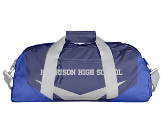 Duffle Bag, Harrison High School, Spirit Store, Teamtime, Team time, sublimation, custom sports apparel, team uniforms, spirit wear, spiritwear, sports uniforms, custom shirts, team store, custom team store, fundraiser sports, apparel fundraiser