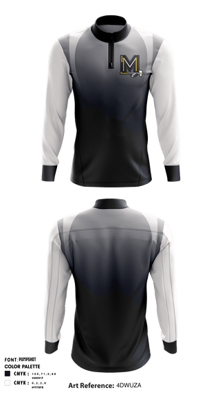 Quarter Zip Jacket, Braves, Wrestling, Teamtime, Team time, sublimation, custom sports apparel, team uniforms, spirit wear, spiritwear, sports uniforms, custom shirts, team store, custom team store, fundraiser sports, apparel fundraiser