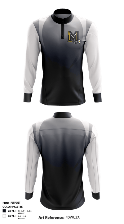 Braves 71117242 Quarter Zip Jacket - 1