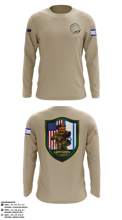 13th Missile Defense Battery 67217504 Long Sleeve Performance Shirt - 6