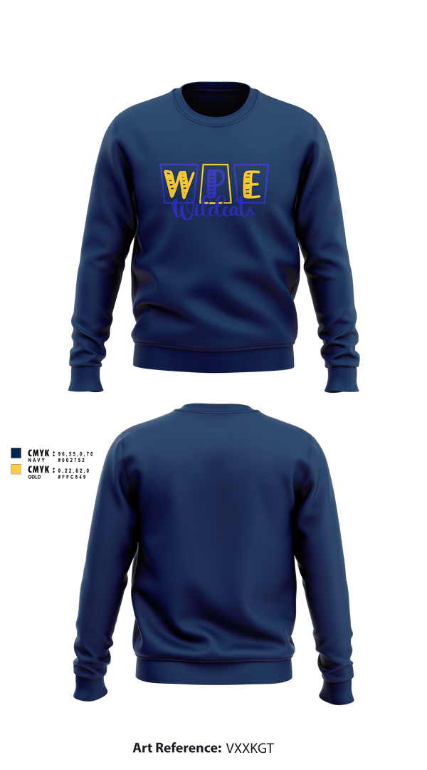 Crew Neck Sweatshirt, Waldo Pafford Elementary, Spirit Store, Teamtime, Team time, sublimation, custom sports apparel, team uniforms, spirit wear, spiritwear, sports uniforms, custom shirts, team store, custom team store, fundraiser sports, apparel fundraiser