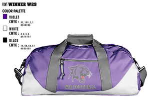 Duffle Bag, Wind River High School Football, Football, Teamtime, Team time, sublimation, custom sports apparel, team uniforms, spirit wear, spiritwear, sports uniforms, custom shirts, team store, custom team store, fundraiser sports, apparel fundraiser