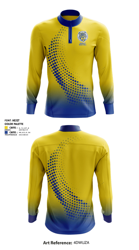 Quarter Zip Jacket, Humboldt High School Basketball, Men's Basketball, Teamtime, Team time, sublimation, custom sports apparel, team uniforms, spirit wear, spiritwear, sports uniforms, custom shirts, team store, custom team store, fundraiser sports, apparel fundraiser
