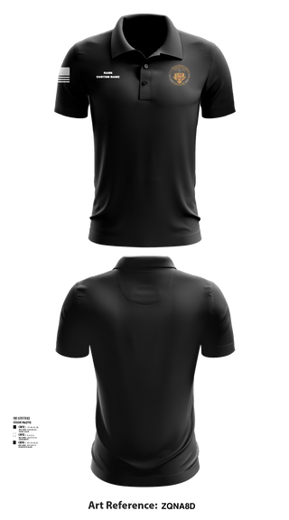 Short Sleeve Performance Polo, Evansville Army Recruiting Company, , Teamtime, Team time, sublimation, custom sports apparel, team uniforms, spirit wear, spiritwear, sports uniforms, custom shirts, team store, custom team store, fundraiser sports, apparel fundraiser