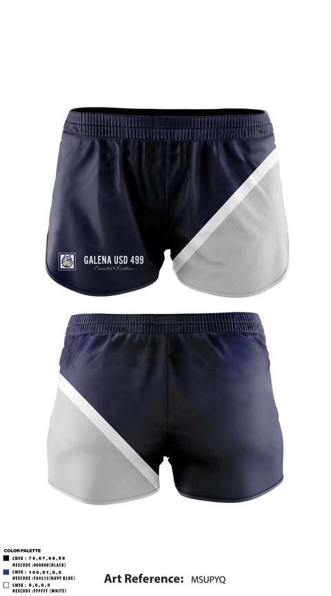 Track Shorts, Galena Middle School, Spirit Store, Teamtime, Team time, sublimation, custom sports apparel, team uniforms, spirit wear, spiritwear, sports uniforms, custom shirts, team store, custom team store, fundraiser sports, apparel fundraiser