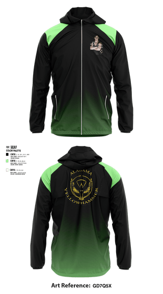 Windbreaker, Alabama Yellowhammer Camp579, , Teamtime, Team time, sublimation, custom sports apparel, team uniforms, spirit wear, spiritwear, sports uniforms, custom shirts, team store, custom team store, fundraiser sports, apparel fundraiser