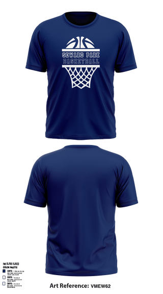 Short Sleeve Performance Shirt, Seward Park Campus Basketball, Men's Basketball, Teamtime, Team time, sublimation, custom sports apparel, team uniforms, spirit wear, spiritwear, sports uniforms, custom shirts, team store, custom team store, fundraiser sports, apparel fundraiser