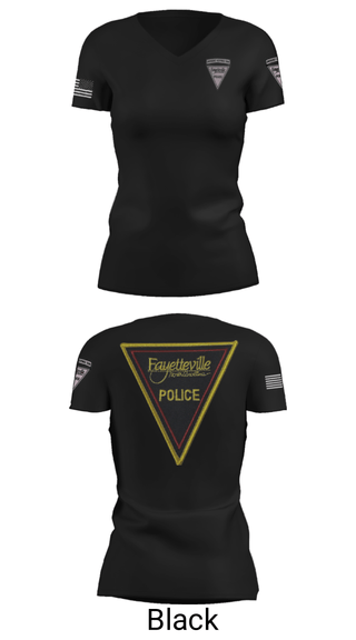 Women's Short Sleeve Vneck Shirt, , Police, Teamtime, Team time, sublimation, custom sports apparel, team uniforms, spirit wear, spiritwear, sports uniforms, custom shirts, team store, custom team store, fundraiser sports, apparel fundraiser