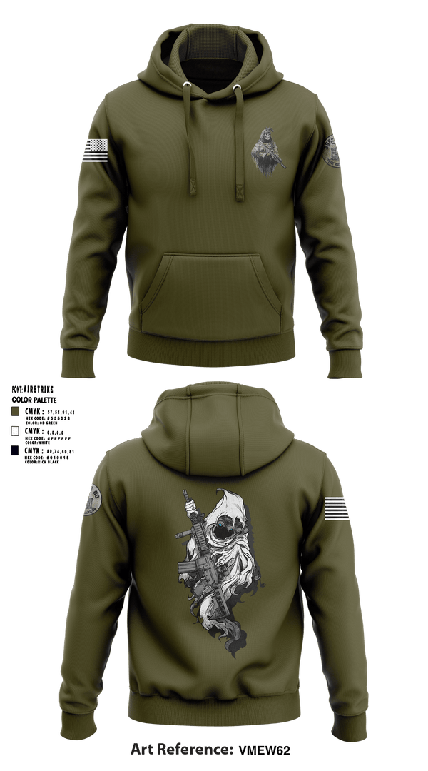 Hoodie, Reapers, Army, Teamtime, Team time, sublimation, custom sports apparel, team uniforms, spirit wear, spiritwear, sports uniforms, custom shirts, team store, custom team store, fundraiser sports, apparel fundraiser