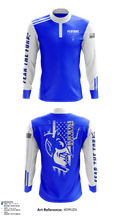 Peotone Blue Devils 70869919 Quarter Zip Jacket - 1