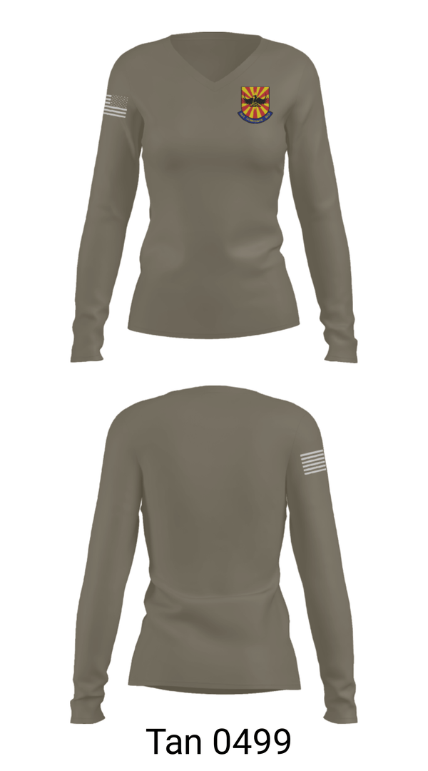 Women's Long Sleeve Vneck Shirt, , Air Force, Teamtime, Team time, sublimation, custom sports apparel, team uniforms, spirit wear, spiritwear, sports uniforms, custom shirts, team store, custom team store, fundraiser sports, apparel fundraiser