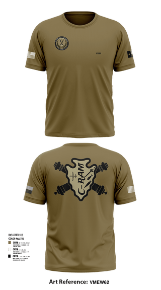 Short Sleeve Performance Shirt, 3133FABJ, Army, Teamtime, Team time, sublimation, custom sports apparel, team uniforms, spirit wear, spiritwear, sports uniforms, custom shirts, team store, custom team store, fundraiser sports, apparel fundraiser