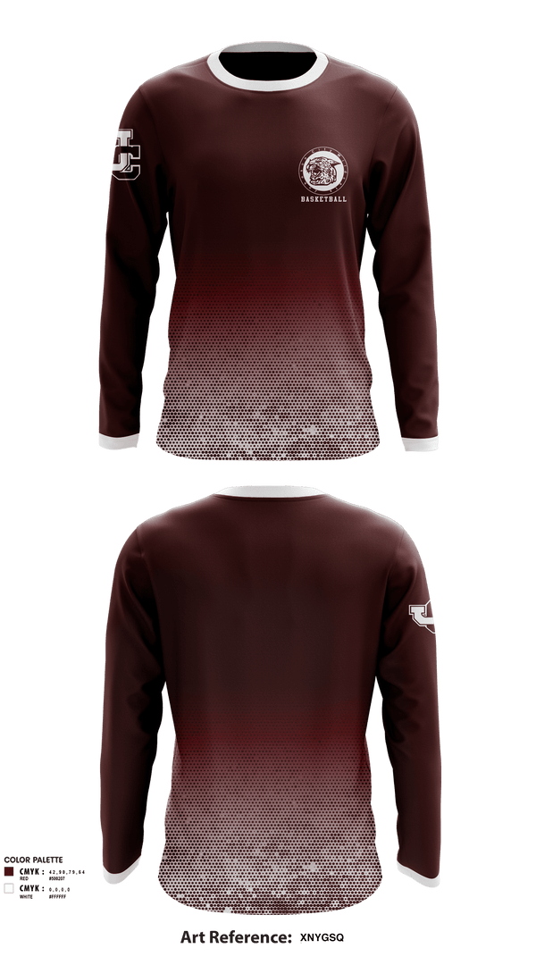 Long Sleeve Performance Shirt, Johnson City High School Basketball, Men's Basketball, Teamtime, Team time, sublimation, custom sports apparel, team uniforms, spirit wear, spiritwear, sports uniforms, custom shirts, team store, custom team store, fundraiser sports, apparel fundraiser