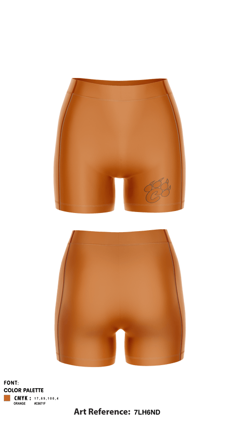 Women's Compression Shorts, Crawford County High School Volleyball, Women's Volleyball, Teamtime, Team time, sublimation, custom sports apparel, team uniforms, spirit wear, spiritwear, sports uniforms, custom shirts, team store, custom team store, fundraiser sports, apparel fundraiser