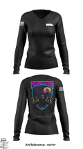 4-4 Attack Battalion 63788655 Women's Long Sleeve V-neck Shirt - 3