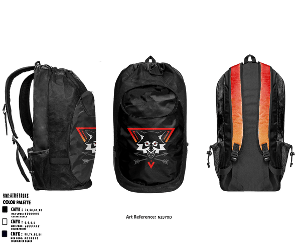Gear Bag, Wolfpack 3949, , Teamtime, Team time, sublimation, custom sports apparel, team uniforms, spirit wear, spiritwear, sports uniforms, custom shirts, team store, custom team store, fundraiser sports, apparel fundraiser