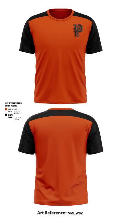 Pleasantville High School Cheer 14927259 Short Sleeve Performance Shirt - 1