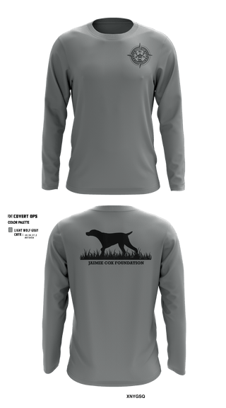 Long Sleeve Performance Shirt, Jaimie Cox Foundation, , Teamtime, Team time, sublimation, custom sports apparel, team uniforms, spirit wear, spiritwear, sports uniforms, custom shirts, team store, custom team store, fundraiser sports, apparel fundraiser