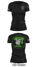 Delaware Park Chemical Engine Co. #1 31356015 Women's Short Sleeve V-neck Shirt - 22
