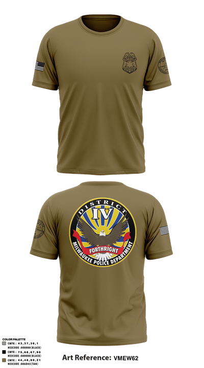 District IV 97797875 Short Sleeve Performance Shirt - 3