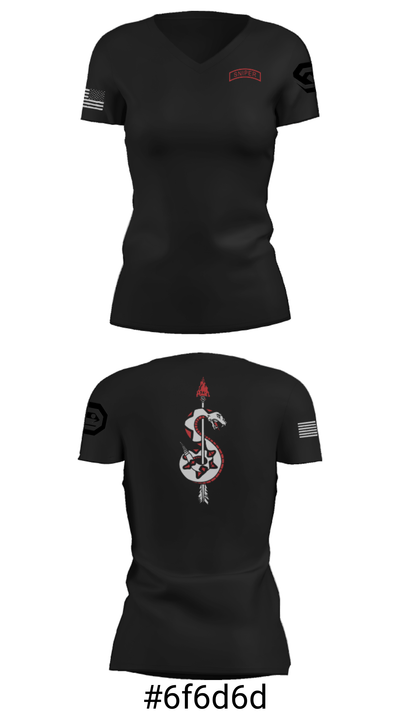 Rook 25414745 Women's Short Sleeve V-neck Shirt - 19
