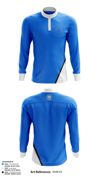 Quarter Zip Jacket, Coastal Crush Fitness, , Teamtime, Team time, sublimation, custom sports apparel, team uniforms, spirit wear, spiritwear, sports uniforms, custom shirts, team store, custom team store, fundraiser sports, apparel fundraiser