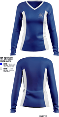 Heritage High School Cheer 7040374 Women's Long Sleeve V-neck Shirt - 1