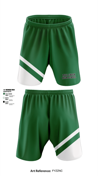 Athletic Shorts With Pockets, Mill Creek High School, Spirit Store, Teamtime, Team time, sublimation, custom sports apparel, team uniforms, spirit wear, spiritwear, sports uniforms, custom shirts, team store, custom team store, fundraiser sports, apparel fundraiser