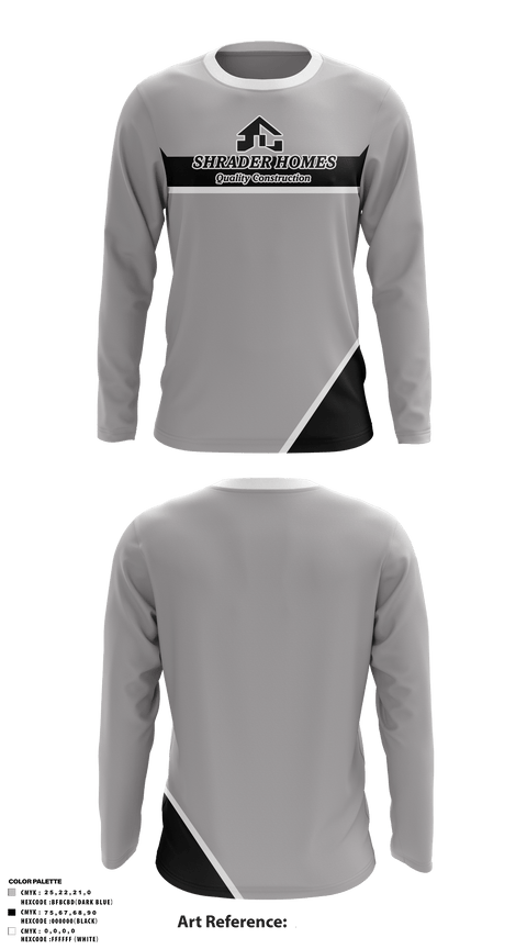 Long Sleeve Performance Shirt, Shrader HomesShrader Homes, , Teamtime, Team time, sublimation, custom sports apparel, team uniforms, spirit wear, spiritwear, sports uniforms, custom shirts, team store, custom team store, fundraiser sports, apparel fundraiser