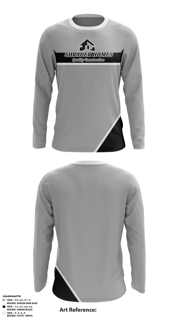 Long Sleeve Performance Shirt, Shrader HomesShrader Homes, , Teamtime, Team time, sublimation, custom sports apparel, team uniforms, spirit wear, spiritwear, sports uniforms, custom shirts, team store, custom team store, fundraiser sports, apparel fundraiser