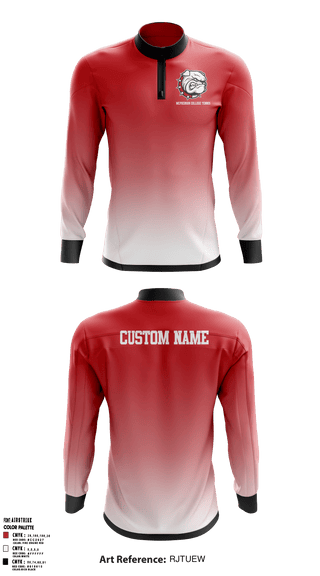 Quarter Zip Jacket, Mcpherson College, Spirit Store, Teamtime, Team time, sublimation, custom sports apparel, team uniforms, spirit wear, spiritwear, sports uniforms, custom shirts, team store, custom team store, fundraiser sports, apparel fundraiser