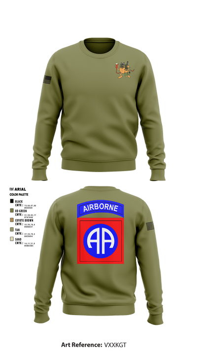 1BCT Medics 92480155 Crew Neck Sweatshirt - 2