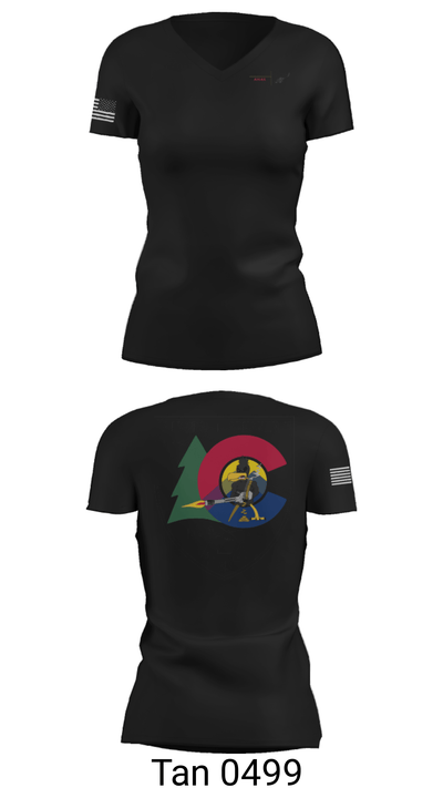 4-4 ARMT 94073583 Women's Short Sleeve V-neck Shirt - 23