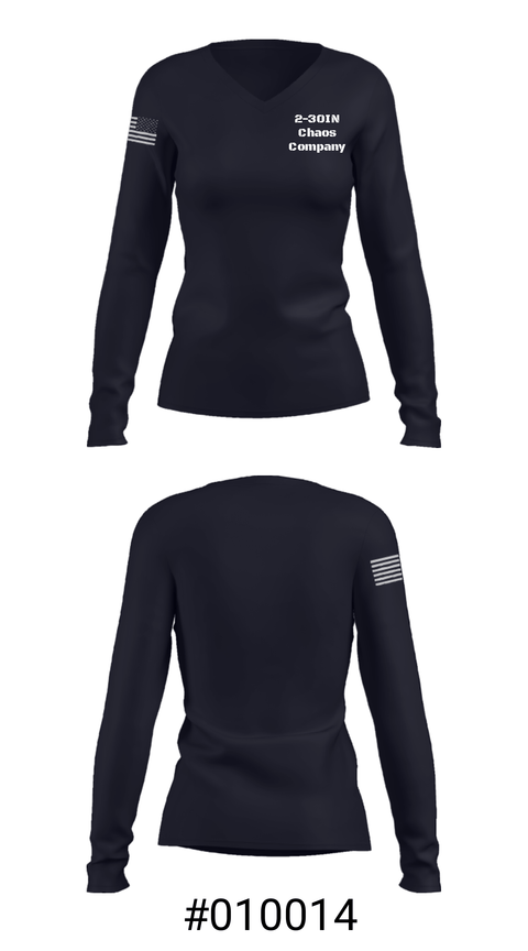 Women's Long Sleeve Vneck Shirt, , Army, Teamtime, Team time, sublimation, custom sports apparel, team uniforms, spirit wear, spiritwear, sports uniforms, custom shirts, team store, custom team store, fundraiser sports, apparel fundraiser
