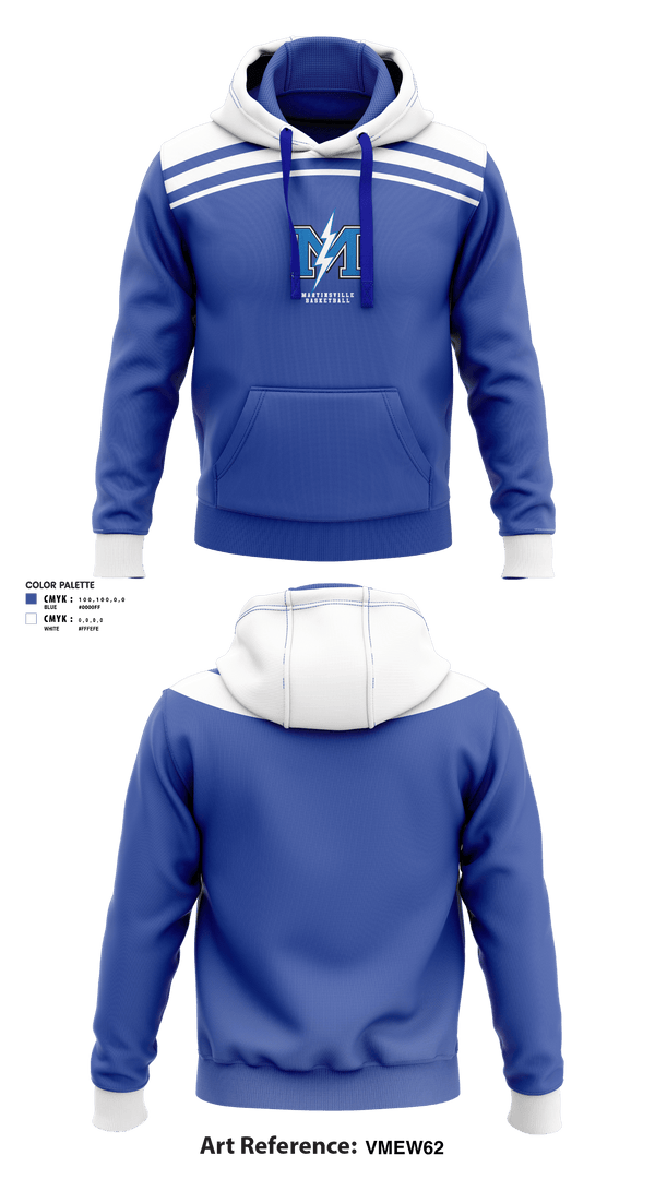 Hoodie, Martinsville Senior High School Basketball, Women's Basketball, Teamtime, Team time, sublimation, custom sports apparel, team uniforms, spirit wear, spiritwear, sports uniforms, custom shirts, team store, custom team store, fundraiser sports, apparel fundraiser