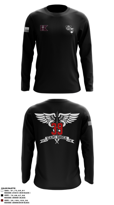 39TH FRSD 16583786 Long Sleeve Performance Shirt - 8