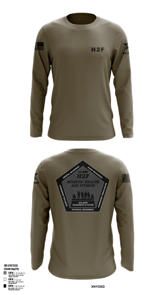 Long Sleeve Performance Shirt, Army H2F, Army, Teamtime, Team time, sublimation, custom sports apparel, team uniforms, spirit wear, spiritwear, sports uniforms, custom shirts, team store, custom team store, fundraiser sports, apparel fundraiser