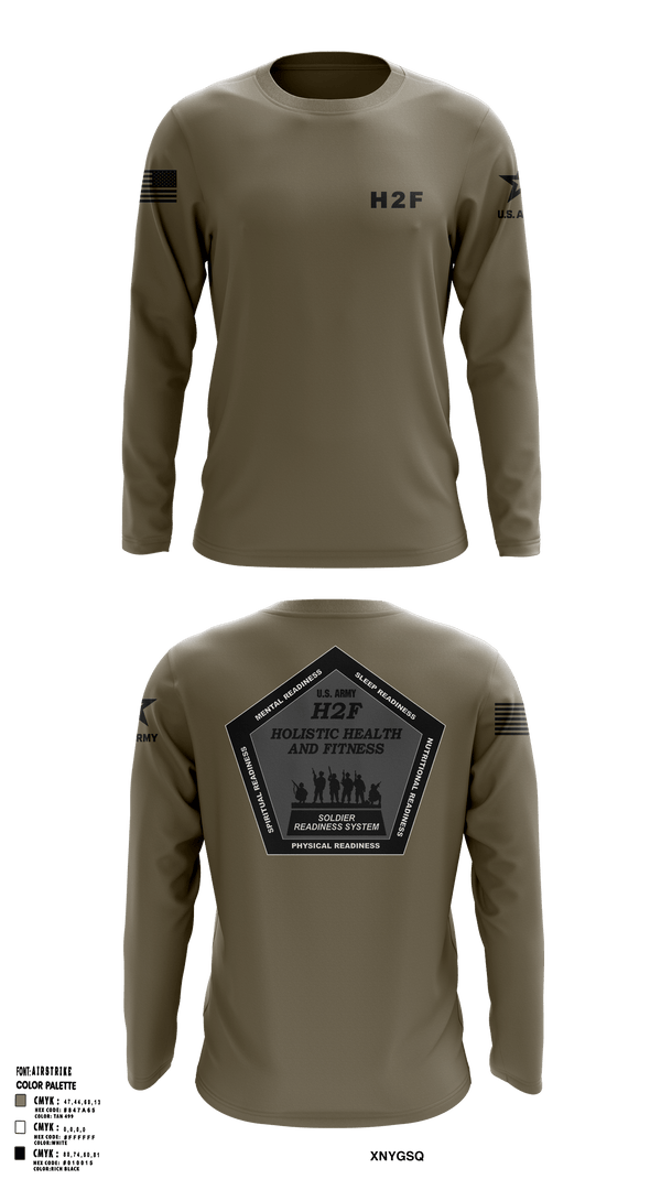 Long Sleeve Performance Shirt, Army H2F, Army, Teamtime, Team time, sublimation, custom sports apparel, team uniforms, spirit wear, spiritwear, sports uniforms, custom shirts, team store, custom team store, fundraiser sports, apparel fundraiser