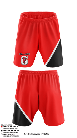Athletic Shorts With Pockets, Gainesville High School Band, Spirit Store, Teamtime, Team time, sublimation, custom sports apparel, team uniforms, spirit wear, spiritwear, sports uniforms, custom shirts, team store, custom team store, fundraiser sports, apparel fundraiser