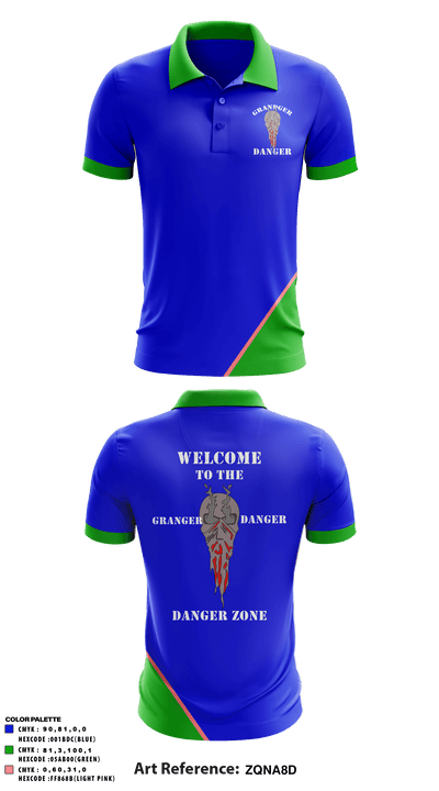 GrangerDanger 5370643 Short Sleeve Performance Polo - 1