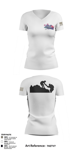 Women's Short Sleeve Vneck Shirt, , Marines, Teamtime, Team time, sublimation, custom sports apparel, team uniforms, spirit wear, spiritwear, sports uniforms, custom shirts, team store, custom team store, fundraiser sports, apparel fundraiser