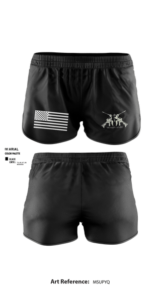 Ranger Panties, JCSE, Army, Teamtime, Team time, sublimation, custom sports apparel, team uniforms, spirit wear, spiritwear, sports uniforms, custom shirts, team store, custom team store, fundraiser sports, apparel fundraiser