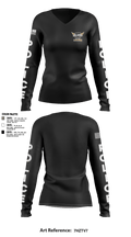 POLICE 14188182 Women's Long Sleeve V-neck Shirt - 3