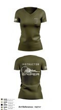 Sniper 2 79628389 Women's Short Sleeve V-neck Shirt - 4