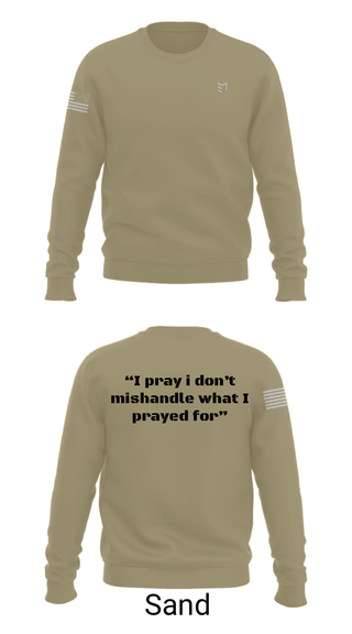 Crew Neck Sweatshirt, , Army, Teamtime, Team time, sublimation, custom sports apparel, team uniforms, spirit wear, spiritwear, sports uniforms, custom shirts, team store, custom team store, fundraiser sports, apparel fundraiser