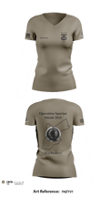 327th MCT 96493981 Women's Short Sleeve V-neck Shirt - 4