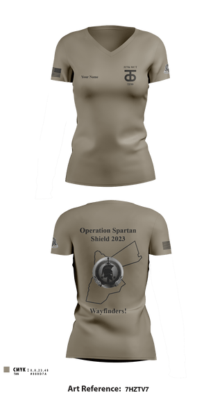 Women's Short Sleeve Vneck Shirt, , Army, Teamtime, Team time, sublimation, custom sports apparel, team uniforms, spirit wear, spiritwear, sports uniforms, custom shirts, team store, custom team store, fundraiser sports, apparel fundraiser