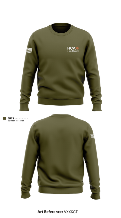 HCA HEALTHCARE 97224522 Crew Neck Sweatshirt - 1