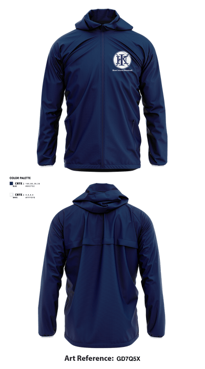Kent Island Baseball 20036051 Windbreaker - 1